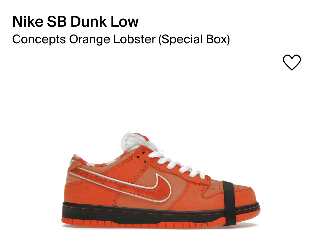 Dunk turuncu lobster